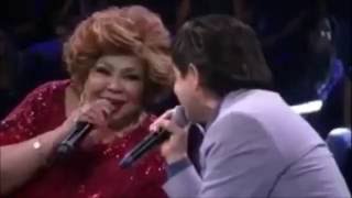 alcione cantando evidências com xororó só no migué [upl. by Werdma]