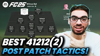 POST PATCH BEST META 412122 FORMATION AND CUSTOM TACTICS  FC 25 ULTIMATE TEAM [upl. by Hsital]