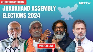 Jharkhand Elections 2024 LIVE  Polling For 38 Assembly Seats In Jharkhand In Second Phase [upl. by Ygief606]