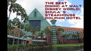 The Best of Disney World  Dinner at Shulas Steak house Dolphin Hotel Orlando [upl. by Melosa611]