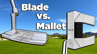 Scotty Cameron Newport 2 vs Phantom 55 Blade vs Mallet [upl. by Heurlin]