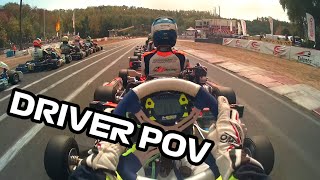 Kart Race Driver Eye POV  Lando Norris Kart 125cc Rotax Max [upl. by Peursem]