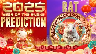 2025 Chinese Zodiac Rat Horoscope Prediction [upl. by Aisor389]