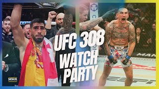 🔴 UFC 308 Topuria vs Holloway LIVE STREAM  Main Card Watch Party amp Results  MMA Fighting [upl. by Eirotal]