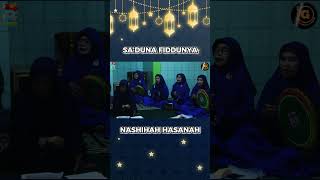 SADUNA FIDDUNYA shortsyoutube feedshort qosidah rebana sadunafiddunya latihanqasidah [upl. by Nauj]