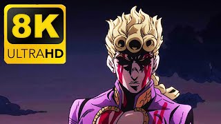 7 Page Muda in 8K UHD JoJos Bizarre Adventure Japanese [upl. by Adnalram]