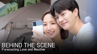 Behind the Scenes ☁️Forecasting Love and Weather☁️ SONG KANG X PARK MIN YOUNG [upl. by Ellehciram617]