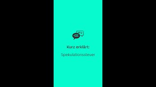 Spekulationssteuer einfach erklärt [upl. by Egidio859]