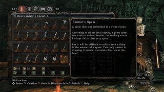 DARK SOULS 2 Scholar of the First Sin  santiers spear location guide [upl. by Katlin]