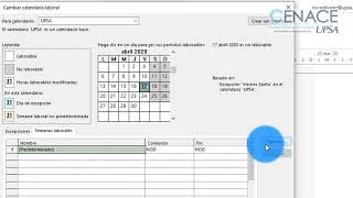 MS Project Configurar el Calendario Laboral [upl. by Regan]