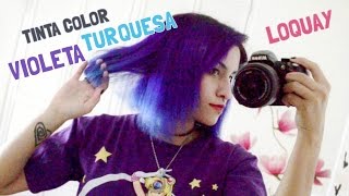 Tinta Color LOQUAY • Violeta c Turquesa [upl. by Jemimah]