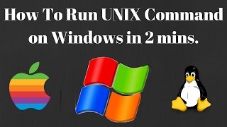 How To Run UNIX  LINUX Command on Windows in 2 mins [upl. by Cappella]