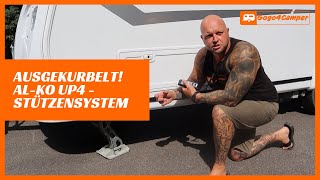 ALKO UP4  Einbau amp Montage elektronische HubSchwerlaststützen für den Wohnwagen  DIY Tipp [upl. by Rozalie]