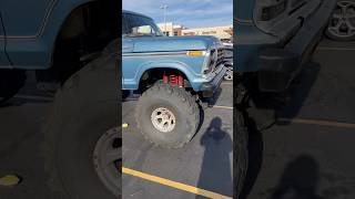 Bigger Better ford bronco simpleman tires [upl. by Mehcanem]