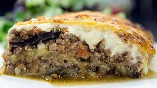 Moussaka traditionnelle faite maison  cest facile et délicieux [upl. by Naujit]