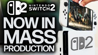 Nintendo Switch 2 Has Entered Mass Manufacturing Early 2025 Release [upl. by Nnalatsyrc]