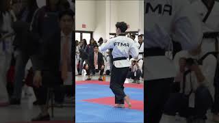 Taekwondo Taegeuk 6 Poomsae taekwondo shorts poomsae [upl. by Kylander]