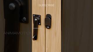 Simple manual door latch lock latch [upl. by Baumann739]