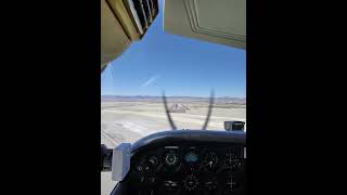 Approaching Historic Airport Wendover Nevada [upl. by Annawal]