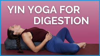 Yin Yoga for Digestion amp Constipation  Detox Stretch to Reduce Bloating [upl. by Philemol]