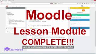 Moodle Lesson Activity THE COMPLETE TUTORIAL [upl. by Anh]