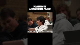 Vomiting In Lecture Hall Prank lofe funny funnyshorts prank funnyprank college lecture [upl. by Townsend36]