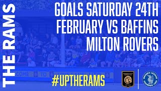 Goals from Saturday 24th February vs Baffins Milton Rovers [upl. by Yanttirb82]