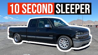 Building the ULTIMATE SLEEPER SILVERADO in 23 minutes [upl. by Ardnasxela]