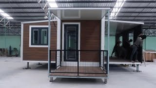 Container Home That Quickly Expands [upl. by Easton]