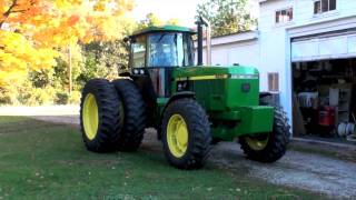 John Deere 4555 Straight Pipe HD [upl. by Gnouh]