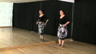 Técnica de baile flamenco nivel básico Carretilla [upl. by Alket]