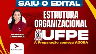 UFPE  Estrutura Organizacional  Giovanna Carranza [upl. by Coney]