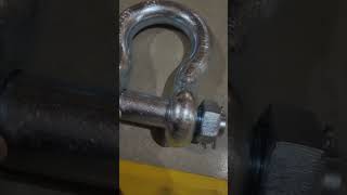 Us Type Galvanised Alloy Steel G2130 Bow Shackle for Chain Fittings [upl. by Arriek]