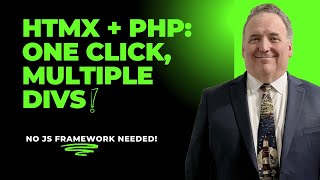 PHP amp HTMX Tutorial MultiDiv Updates with One Click  Simpler Than Vue React or Angular [upl. by Nathanson]