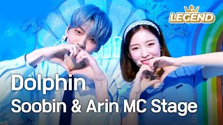 Soobin amp Arin MC Stage  Dolphin [upl. by Nogam25]