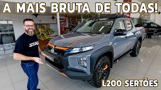 L200 TRITON SAVANA SERTÕES 2024  A Mais Bruta De Todas [upl. by Herstein]