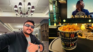 Animal Movie First Day First Show Review amp Birthday celebration  Ghar pe banaya delicious popcorn [upl. by Dnalwor]