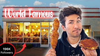 Eating At Most Famous Restaurants For 24 Hours [upl. by Ybok]