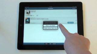 Returning and Deleting an eBook Using the Overdrive Media Console iPad [upl. by Casandra]