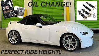 My ND Miata is too low Oil change [upl. by Nnaerb825]