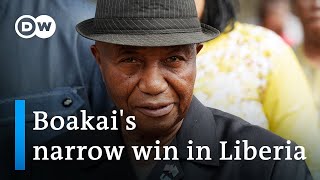 What Joseph Boakais presidential win means for Liberia  DW News [upl. by Brigham]