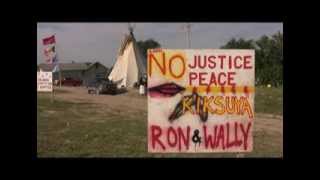 Oglala Lakota president Brewer arrested during human blockade at White Clay [upl. by Dirgis]