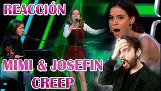 MIMI amp JOSEFIN  CREEP THE VOICE KIDS 2019 REACCIÓN [upl. by Bonnibelle]