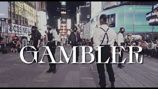 KPOP IN PUBLIC NYC Monsta X 몬스타엑스  Gambler Dance Cover by AURORA [upl. by Nanreik78]