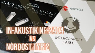 空氣錄音雲試聽 XLR interconnect inakustik NF2404 vs Nordost Tyr 2 with Focal Sopra N2 [upl. by Holton]