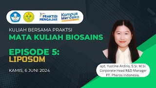 Praktisi Mengajar Semester 120 Ep05  Drug Delivery System BIOSAINS [upl. by Nojid710]