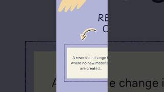 Reversible and irreversible changes [upl. by Vola]