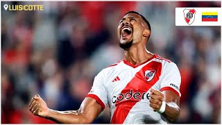 SALOMÓN RONDON Y SUS GOLES EN RIVER PLATE [upl. by Ahsinam]