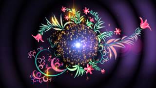 4K UHD Floral Magic Intro Animation Screen Background [upl. by Notyrb]