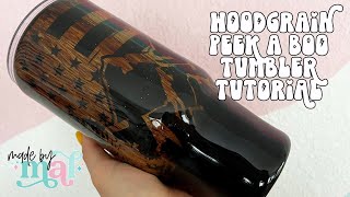 Woodgrain Peek A Boo Tumbler Tutorial [upl. by Twum]